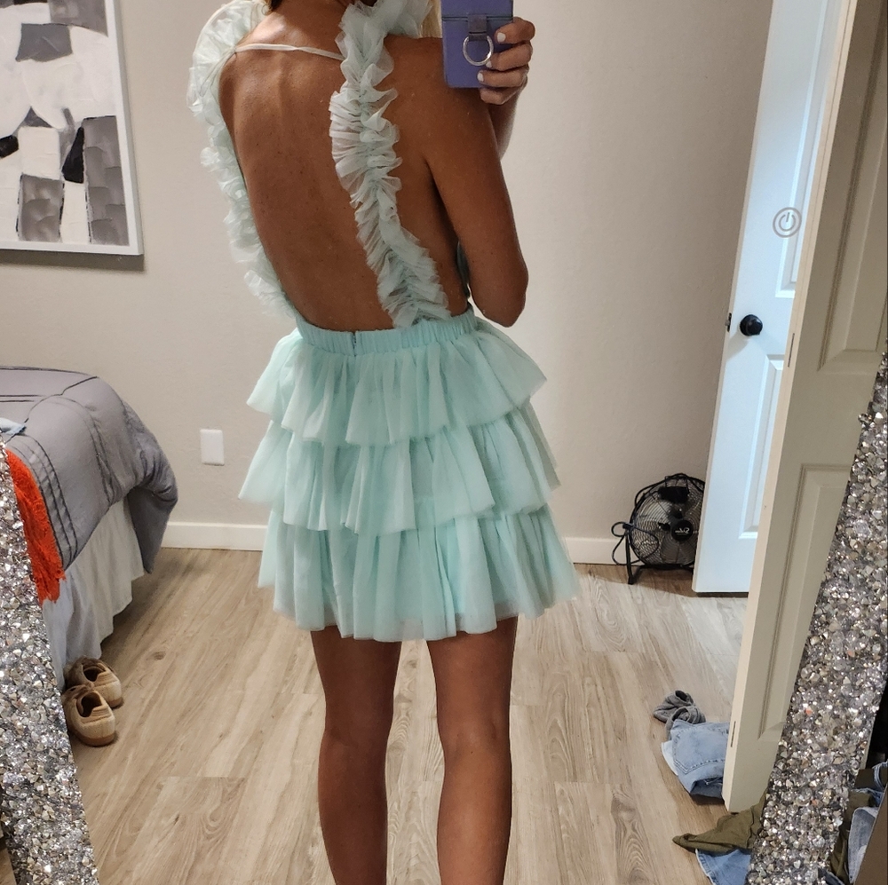 Mable Tulle Mini Dress - Picture 8 of 10